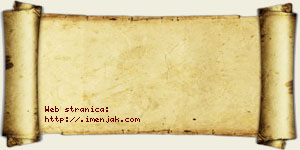 Andrija Debeljak vizit kartica